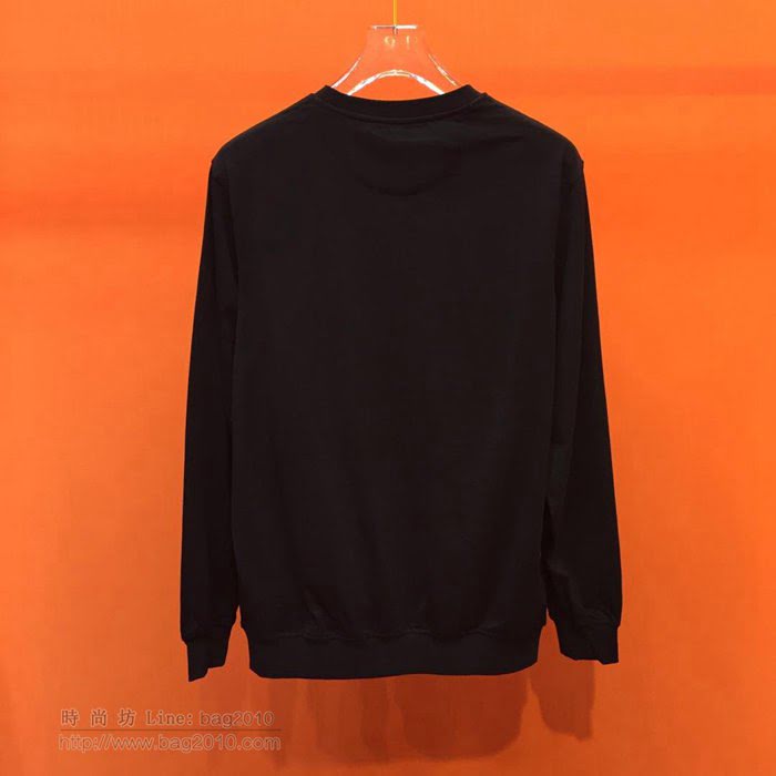 Fendi男裝 芬迪19/20FW新款 最高品質 芬迪男士圓領黑色衛衣 男士秋季最新單品  tzy2355